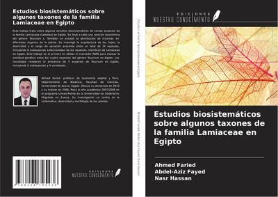 Estudios biosistemáticos sobre algunos taxones de la familia Lamiaceae en Egipto