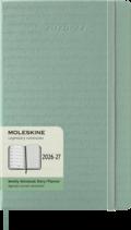 Moleskine Wochen-Notizkalender L/A5 Salbei Grün Juli-Dezember 2026/2027