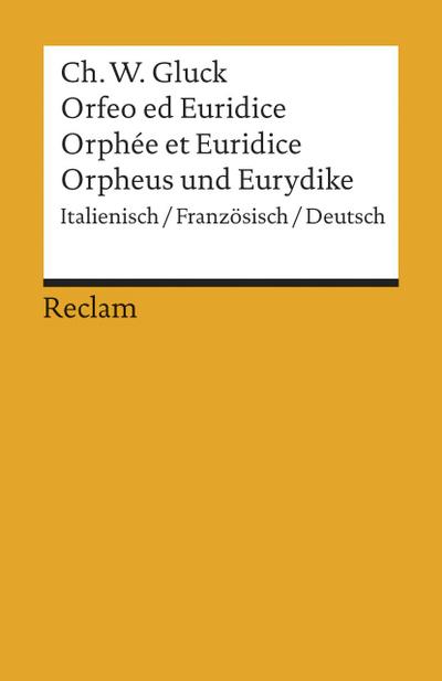 Orfeo/Orphée/Orpheus