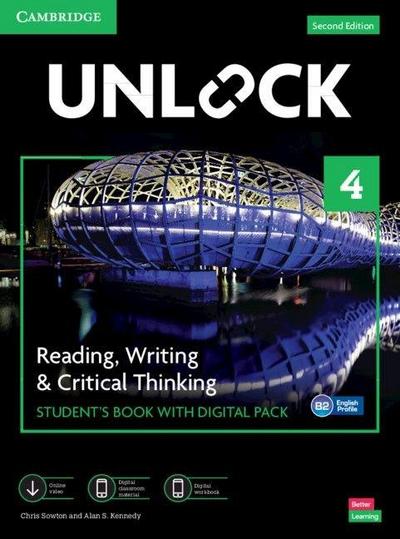 Unlock Level 4 Reading, Writing and Critical Thinking Student’s Book with Digital Pack