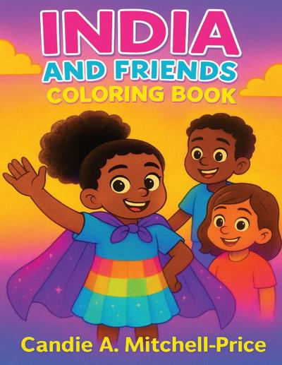 India and Friends Coloring Book