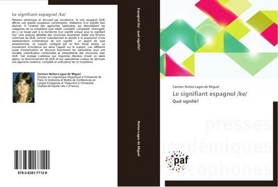 Le signifiant espagnol /ke/