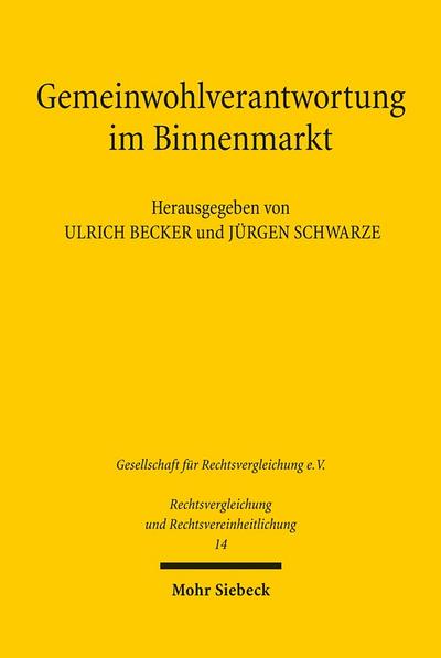 Gemeinwohlverantwortung im Binnenmarkt