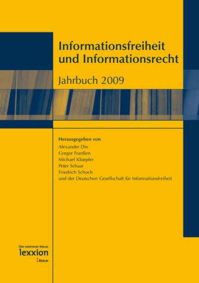 Informationsfreiheit und Informationsrecht, Jahrbuch 2009