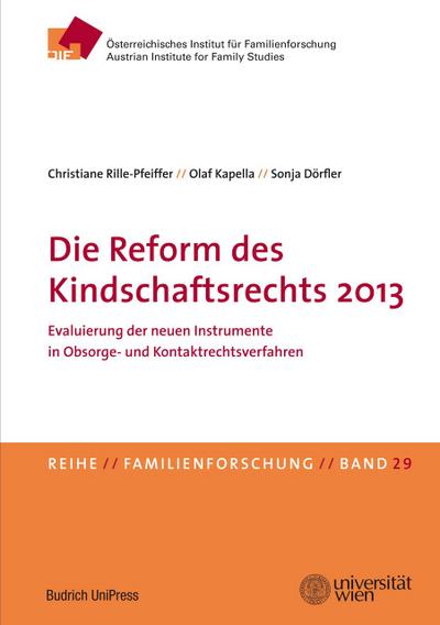 Die Reform des Kindschaftsrechts 2013 (f. Österreich)