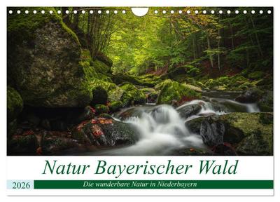 Natur Bayerischer Wald (Wandkalender 2026 DIN A4 quer), CALVENDO Monatskalender