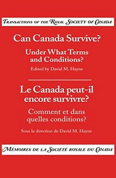 Can Canada Survive?