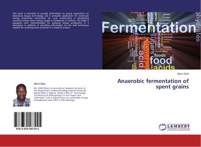 Anaerobic fermentation of spent grains