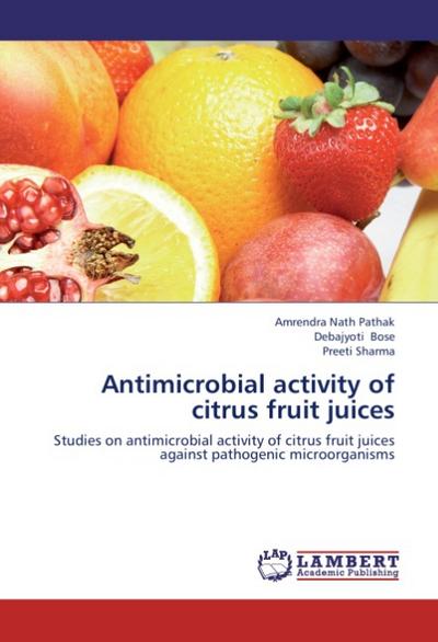 Antimicrobial activity of citrus fruit juices