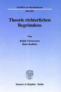 Theorie richterlichen Begründens.