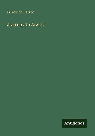 Journay to Ararat