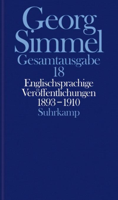Gesamtausgabe Englischsprachige Veröffentlichungen 1893-1910