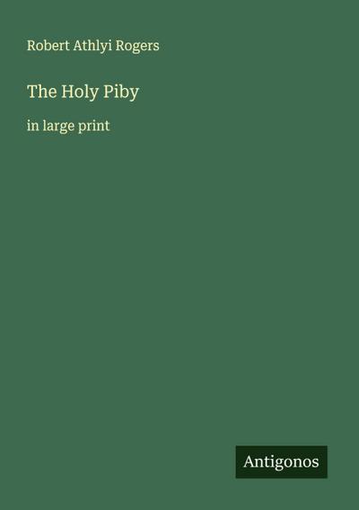 The Holy Piby