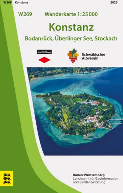Konstanz 1:25 000 Wanderkarte