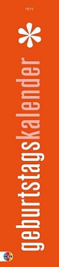 Geburtstagskalender neutral 11x49cm