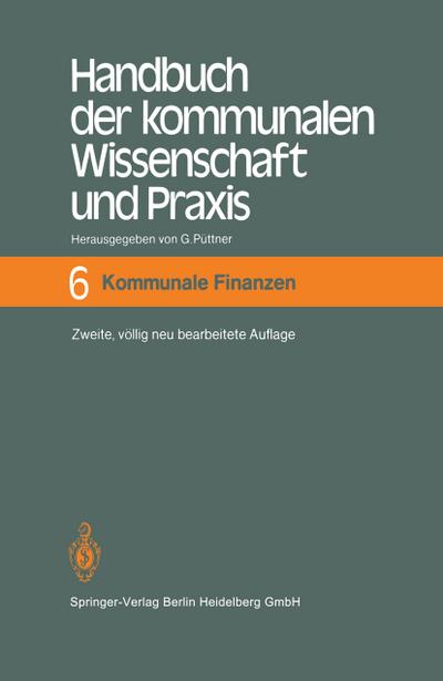 Handbuch der kommunalen Wissenschaft und Praxis
