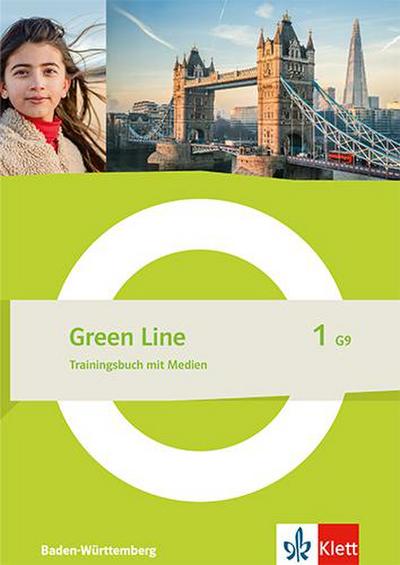 Green Line 1 G9. Trainingsbuch mit Audios Klasse 5. Ausgabe Baden-Württemberg