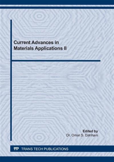 Current Advances in Materials Applications II