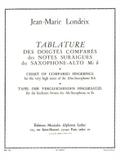 Tablature des doigtés comparésdes notes suraigues du saxophone