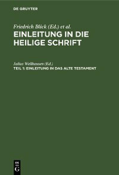 Einleitung in das Alte Testament