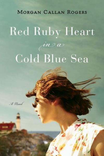 Red Ruby Heart in a Cold Blue Sea