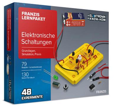 Lernpaket Elektronische Schaltungen, 79 Bauteile und Laborsteckboard