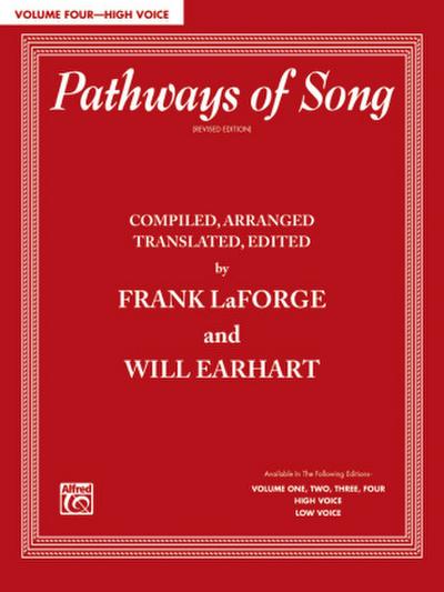 Pathways of Song, High Voice, m. Audio-CD. Vol.4