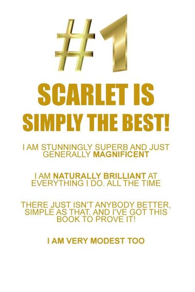 SCARLET IS SIMPLY THE BEST AFF