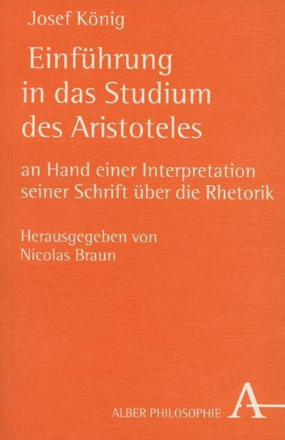 Einführung in das Studium des Aristoteles
