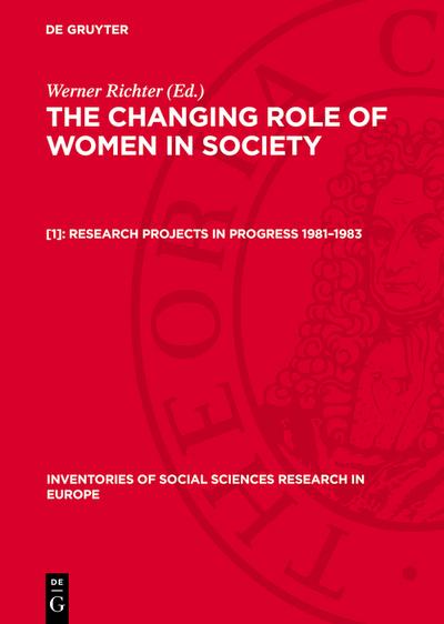 Research Projects in Progress 1981–1983