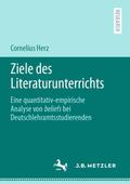 Ziele des Literaturunterrichts