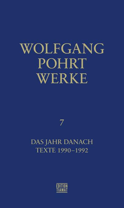 Wolfgang Pohrt Werke Bd.7