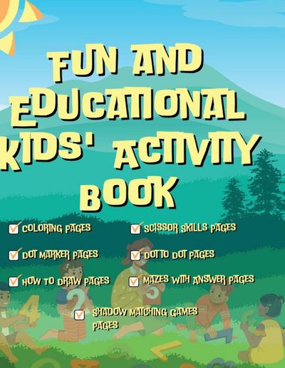 Fun and Educational Kids Activity Book