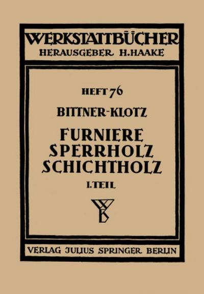 Furniere - Sperrholz Schichtholz