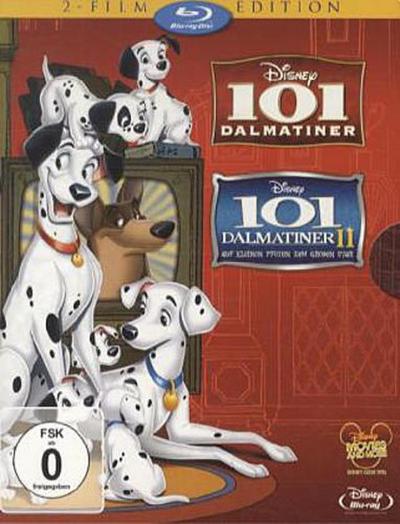 101 Dalmatiner 1+2, 2 Blu-rays