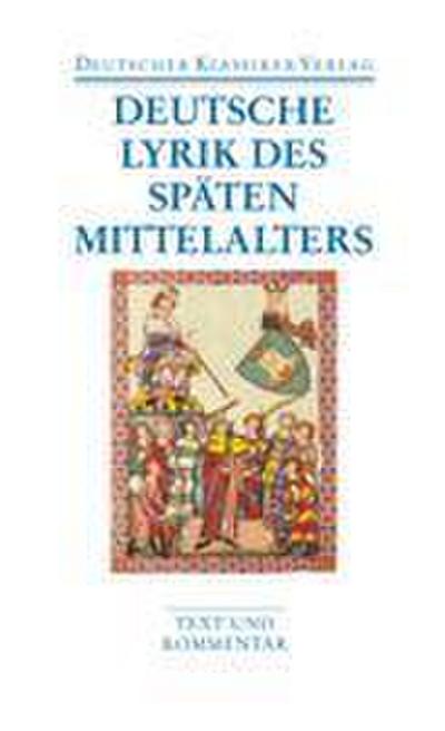 Deutsche Lyrik des späten Mittelalters