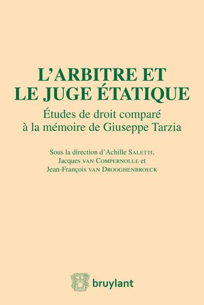 L’arbitre et le juge étatique