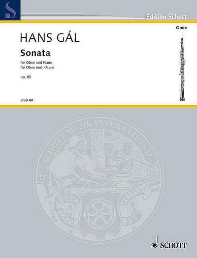 Sonate op.85für Oboe und Klavier