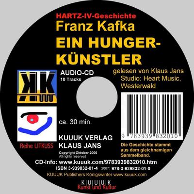 Ein Hungerkünstler, Audio-CD