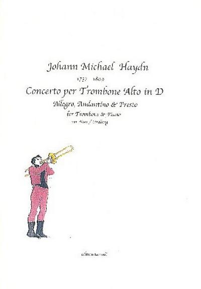 Concerto for trombone alto and piano