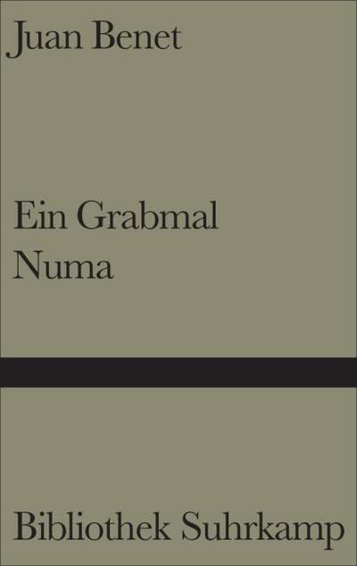 Ein Grabmal/Numa (Eine Sage)