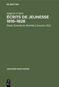 Écrits de jeunesse 1816–1828