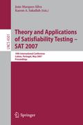 Theory and Applications of Satisfiability Testing 