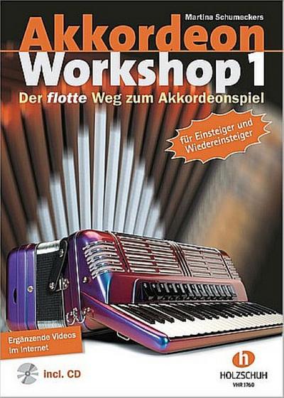 Akkordeon Workshop, m. Audio-CD + DVD. Bd.1