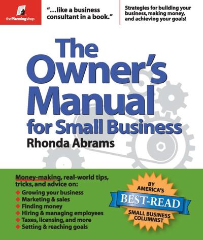 The Owner’s Manual for Small Business