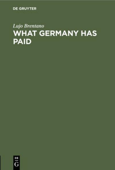 What Germany has paid