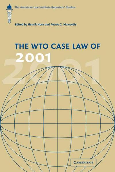 The Wto Case Law of 2001