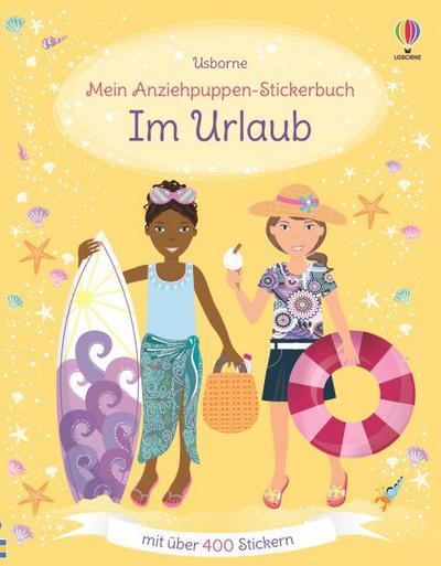 Mein Anziehpuppen-Stickerbuch: Im Urlaub