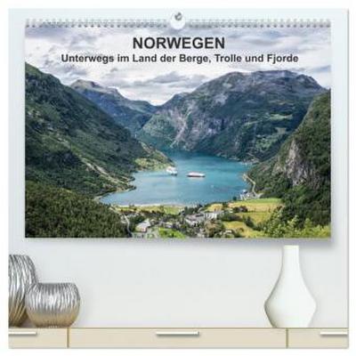 Norwegen - Unterwegs im Land der Berge, Trolle und Fjorde (hochwertiger Premium Wandkalender 2026 DIN A2 quer), Kunstdruck in Hochglanz