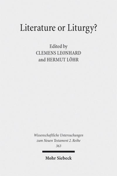 Literature or Liturgy?
